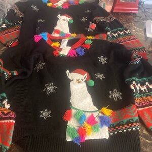2 Matching Christmas sweaters
